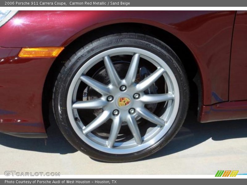 Carmon Red Metallic / Sand Beige 2006 Porsche 911 Carrera Coupe