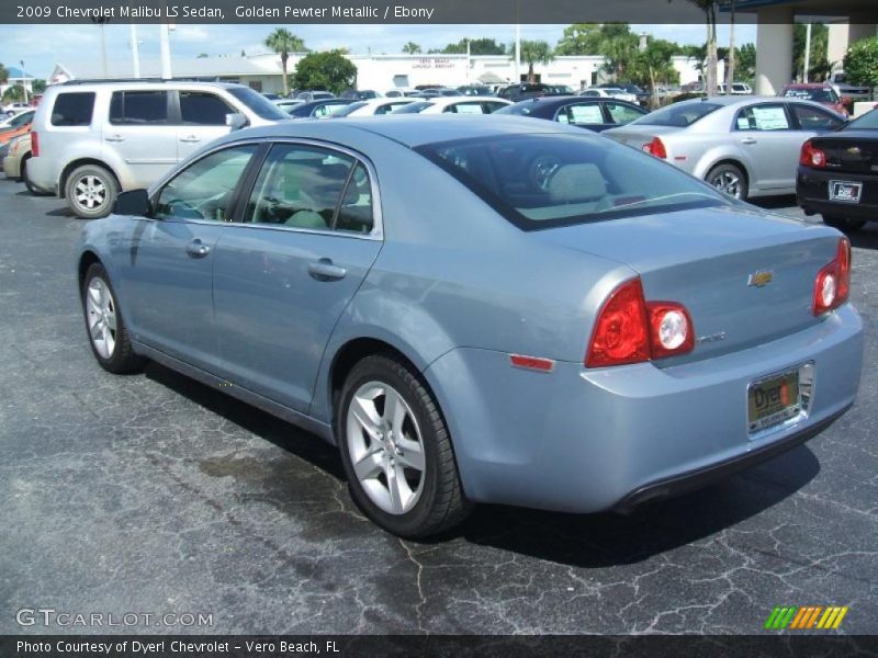 Golden Pewter Metallic / Ebony 2009 Chevrolet Malibu LS Sedan