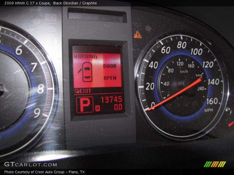 Black Obsidian / Graphite 2009 Infiniti G 37 x Coupe