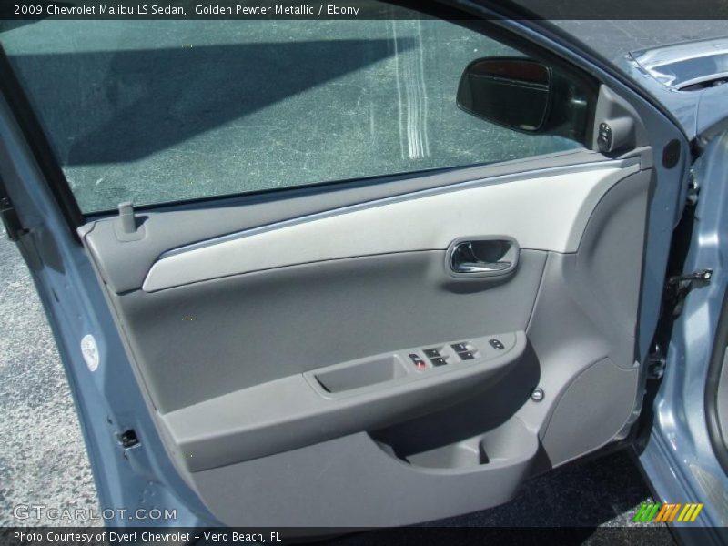Golden Pewter Metallic / Ebony 2009 Chevrolet Malibu LS Sedan