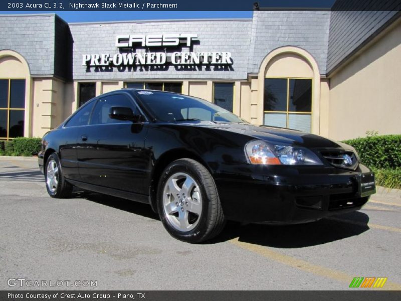 Nighthawk Black Metallic / Parchment 2003 Acura CL 3.2