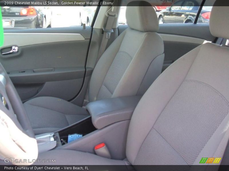 Golden Pewter Metallic / Ebony 2009 Chevrolet Malibu LS Sedan