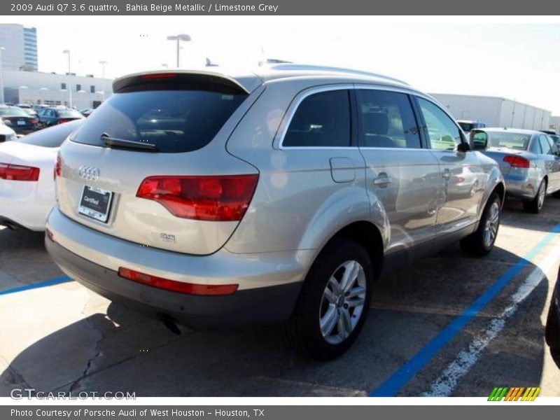 Bahia Beige Metallic / Limestone Grey 2009 Audi Q7 3.6 quattro