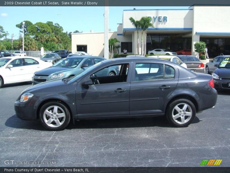 Slate Metallic / Ebony 2009 Chevrolet Cobalt LT Sedan
