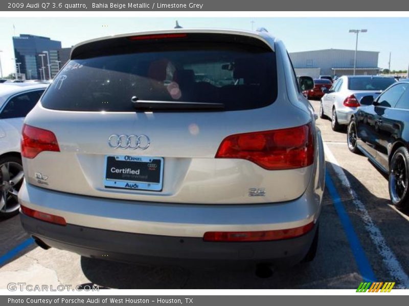 Bahia Beige Metallic / Limestone Grey 2009 Audi Q7 3.6 quattro