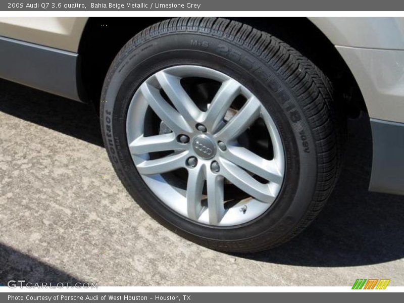 Bahia Beige Metallic / Limestone Grey 2009 Audi Q7 3.6 quattro