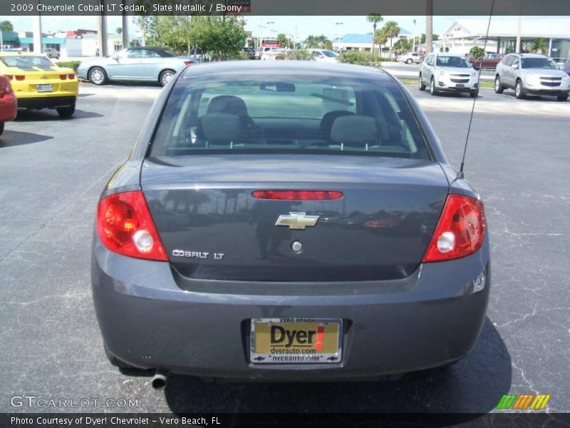 Slate Metallic / Ebony 2009 Chevrolet Cobalt LT Sedan