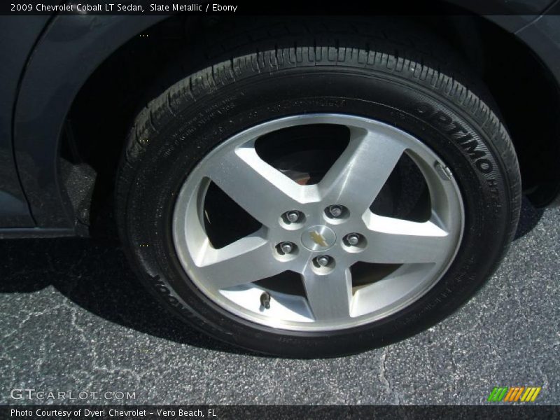 Slate Metallic / Ebony 2009 Chevrolet Cobalt LT Sedan