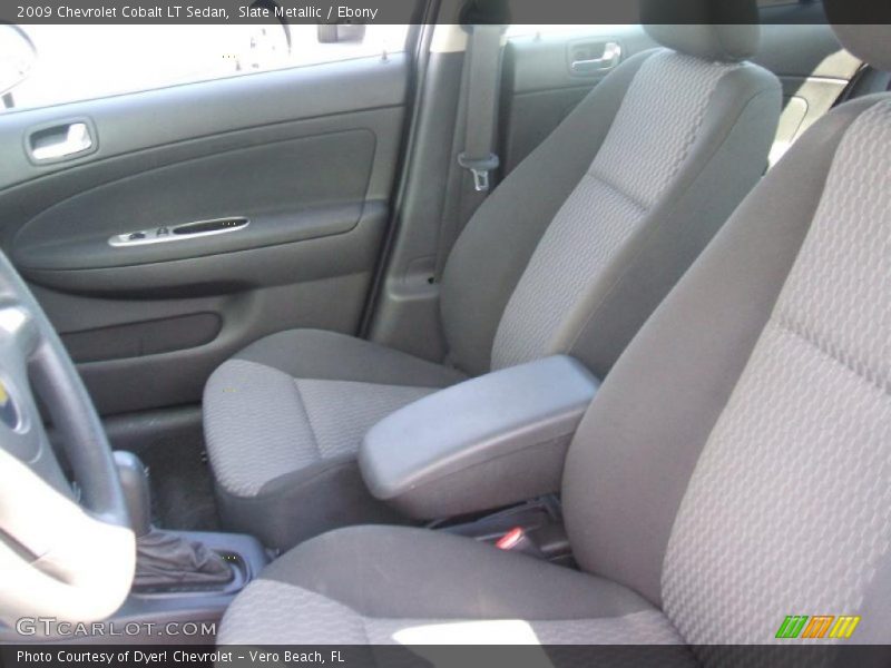Slate Metallic / Ebony 2009 Chevrolet Cobalt LT Sedan