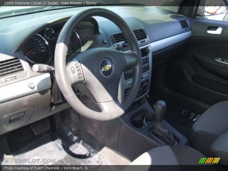 Slate Metallic / Ebony 2009 Chevrolet Cobalt LT Sedan