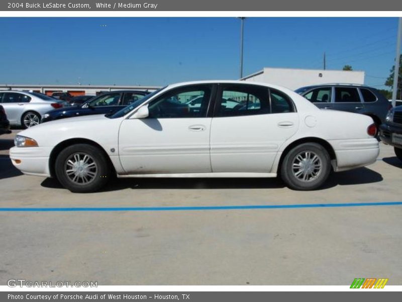 White / Medium Gray 2004 Buick LeSabre Custom