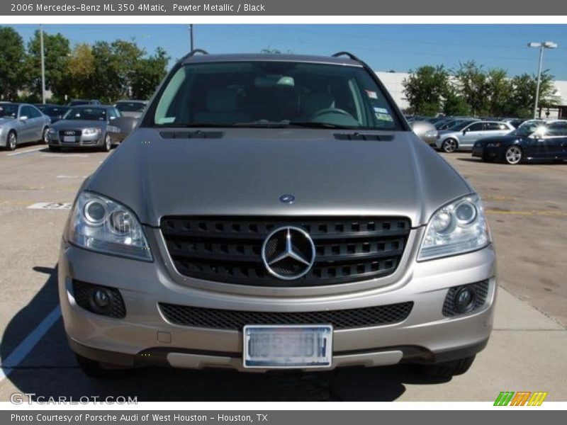 Pewter Metallic / Black 2006 Mercedes-Benz ML 350 4Matic