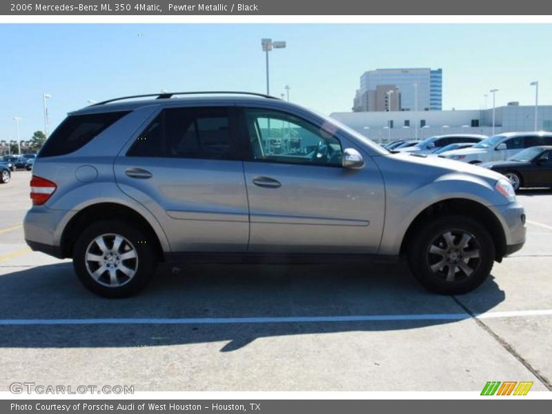 Pewter Metallic / Black 2006 Mercedes-Benz ML 350 4Matic