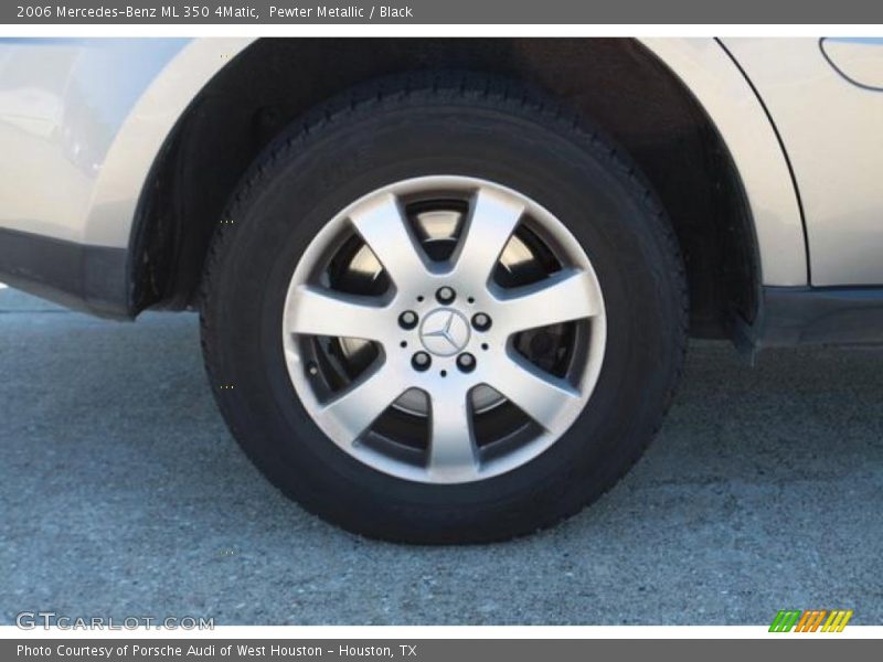 Pewter Metallic / Black 2006 Mercedes-Benz ML 350 4Matic