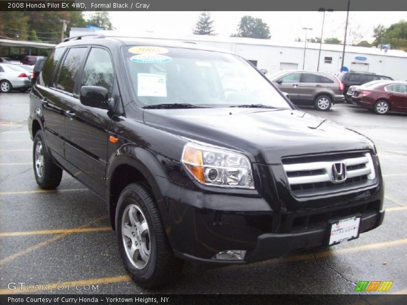 Formal Black / Gray 2008 Honda Pilot EX 4WD