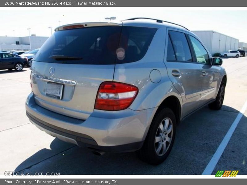 Pewter Metallic / Black 2006 Mercedes-Benz ML 350 4Matic