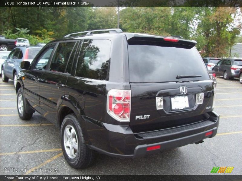 Formal Black / Gray 2008 Honda Pilot EX 4WD