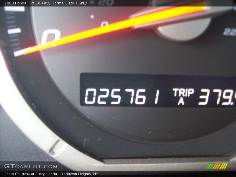 Formal Black / Gray 2008 Honda Pilot EX 4WD