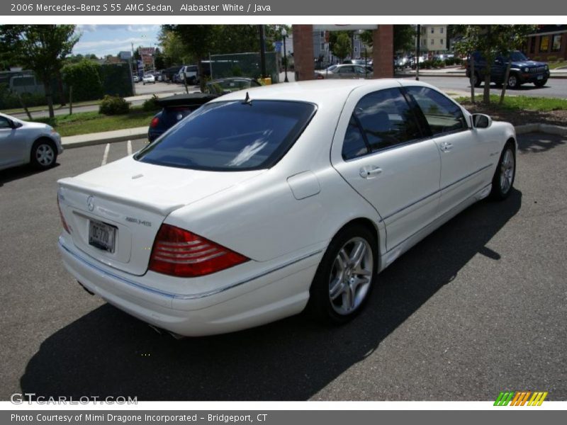 Alabaster White / Java 2006 Mercedes-Benz S 55 AMG Sedan
