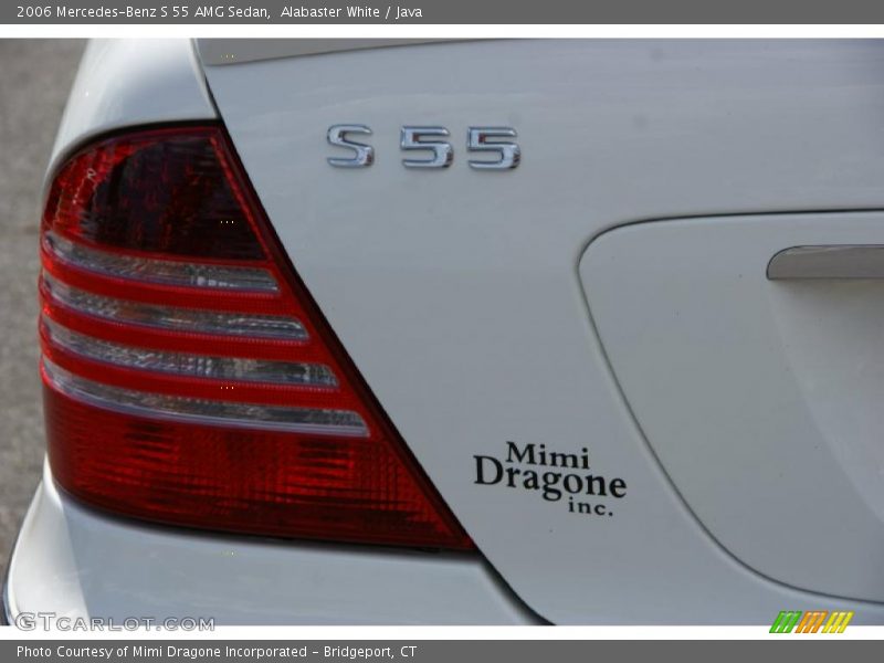Alabaster White / Java 2006 Mercedes-Benz S 55 AMG Sedan