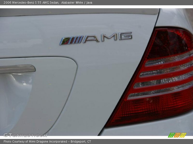 Alabaster White / Java 2006 Mercedes-Benz S 55 AMG Sedan