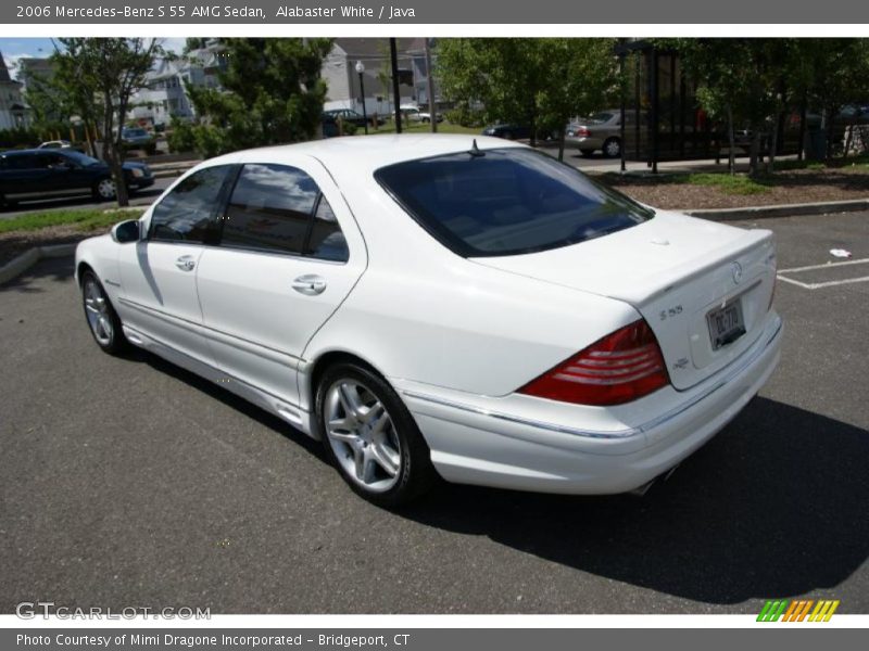 Alabaster White / Java 2006 Mercedes-Benz S 55 AMG Sedan