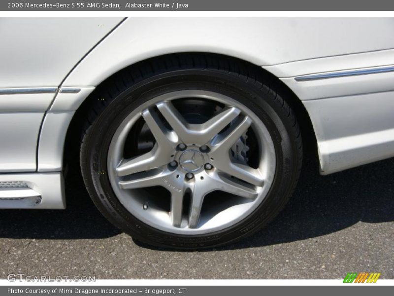 Alabaster White / Java 2006 Mercedes-Benz S 55 AMG Sedan