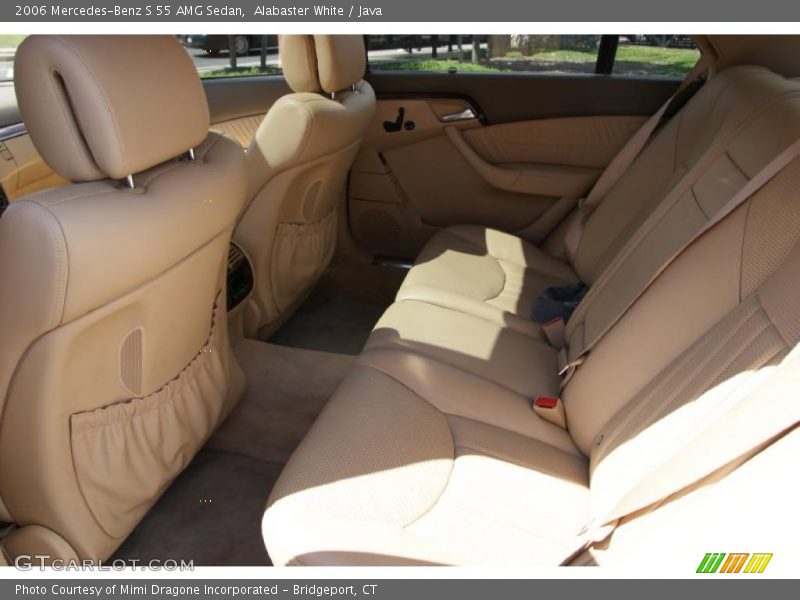 Alabaster White / Java 2006 Mercedes-Benz S 55 AMG Sedan
