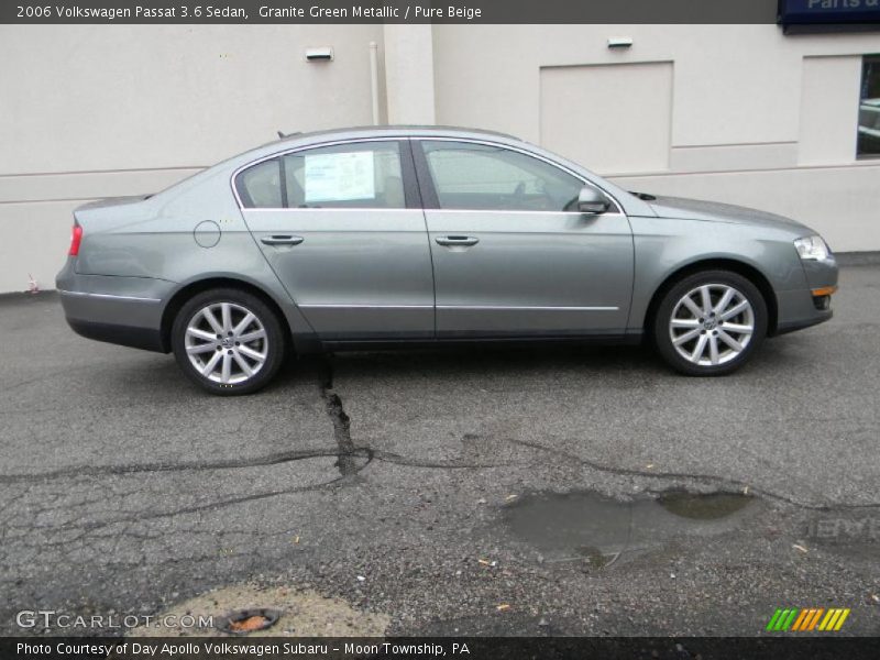 Granite Green Metallic / Pure Beige 2006 Volkswagen Passat 3.6 Sedan