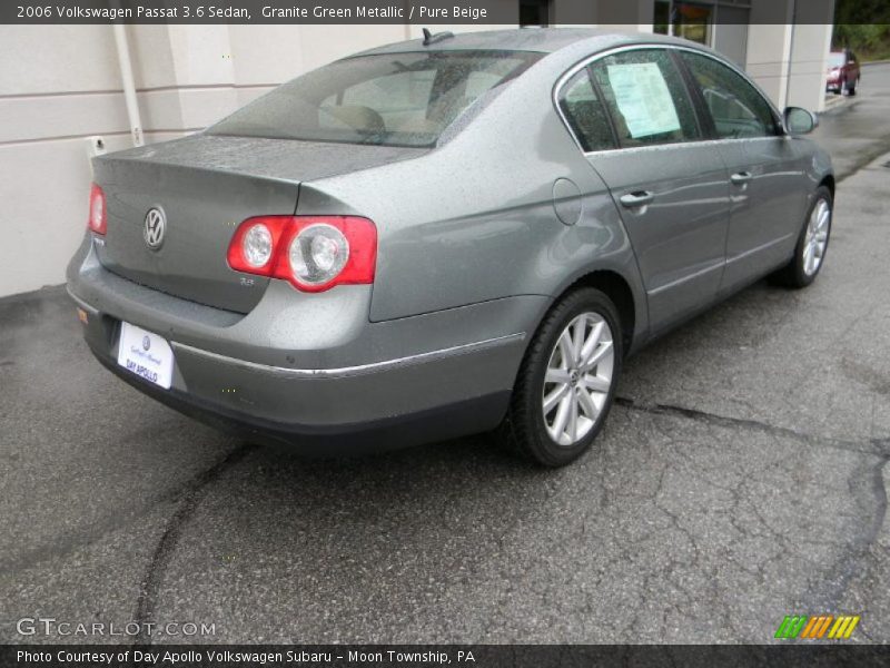 Granite Green Metallic / Pure Beige 2006 Volkswagen Passat 3.6 Sedan