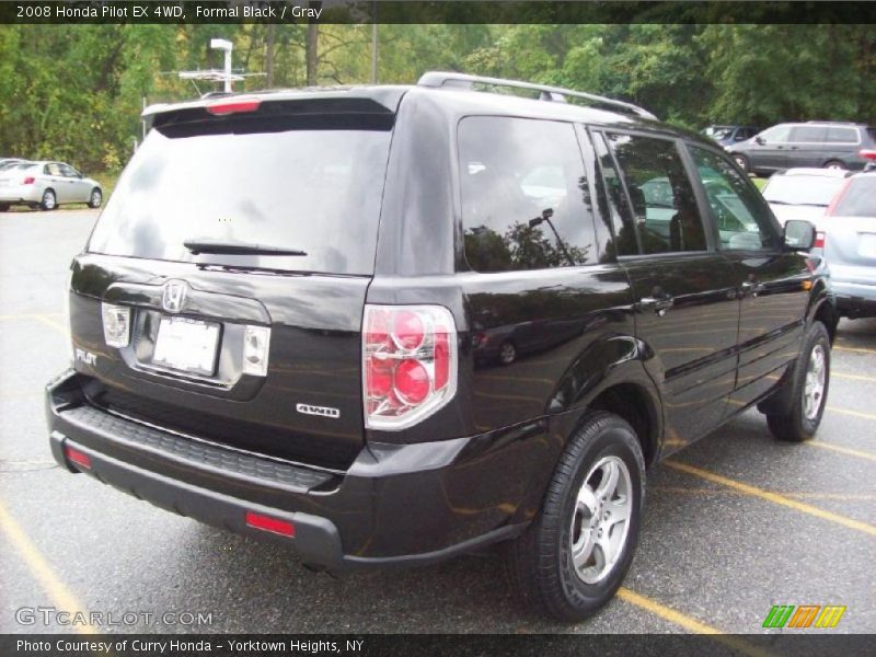 Formal Black / Gray 2008 Honda Pilot EX 4WD