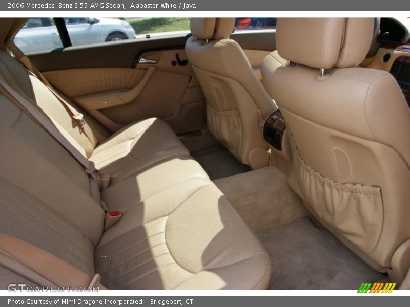 Alabaster White / Java 2006 Mercedes-Benz S 55 AMG Sedan