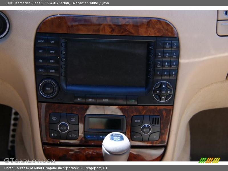 Alabaster White / Java 2006 Mercedes-Benz S 55 AMG Sedan