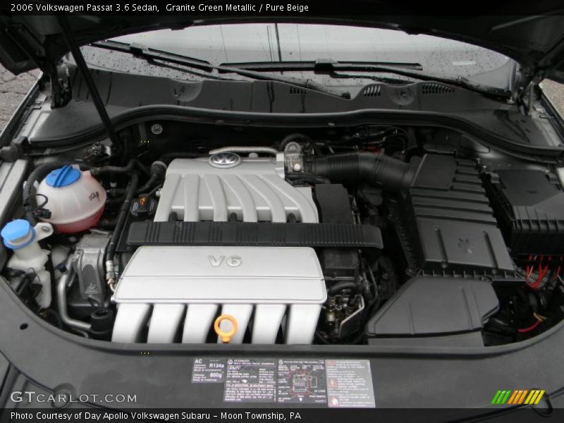 Granite Green Metallic / Pure Beige 2006 Volkswagen Passat 3.6 Sedan