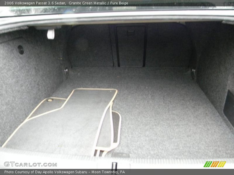Granite Green Metallic / Pure Beige 2006 Volkswagen Passat 3.6 Sedan