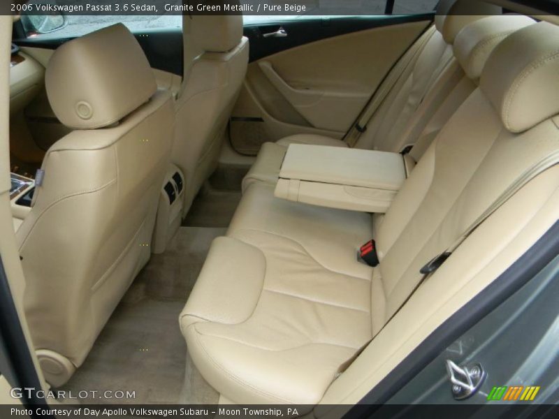 Granite Green Metallic / Pure Beige 2006 Volkswagen Passat 3.6 Sedan