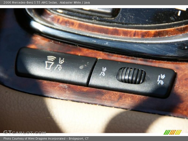 Alabaster White / Java 2006 Mercedes-Benz S 55 AMG Sedan