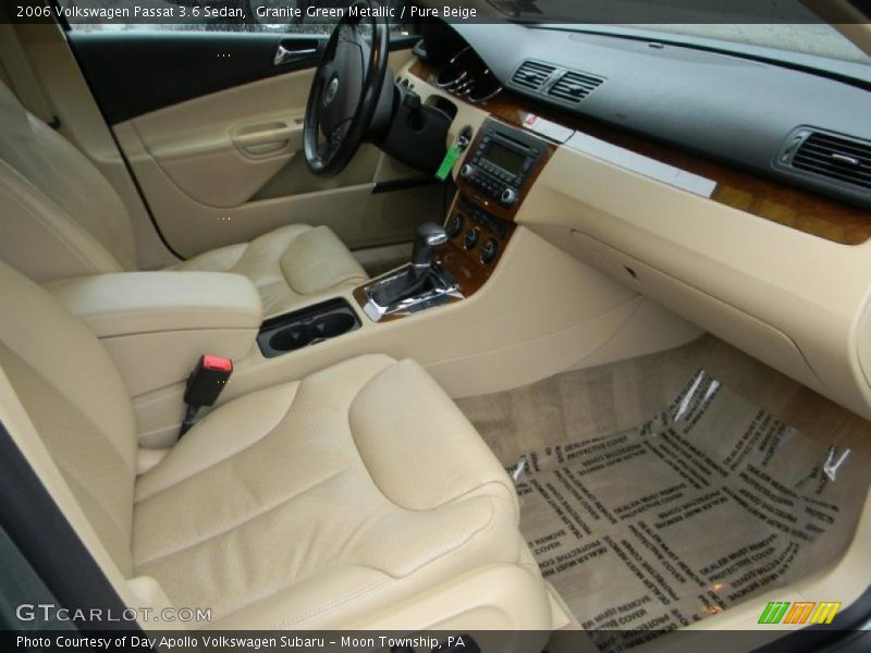 Granite Green Metallic / Pure Beige 2006 Volkswagen Passat 3.6 Sedan