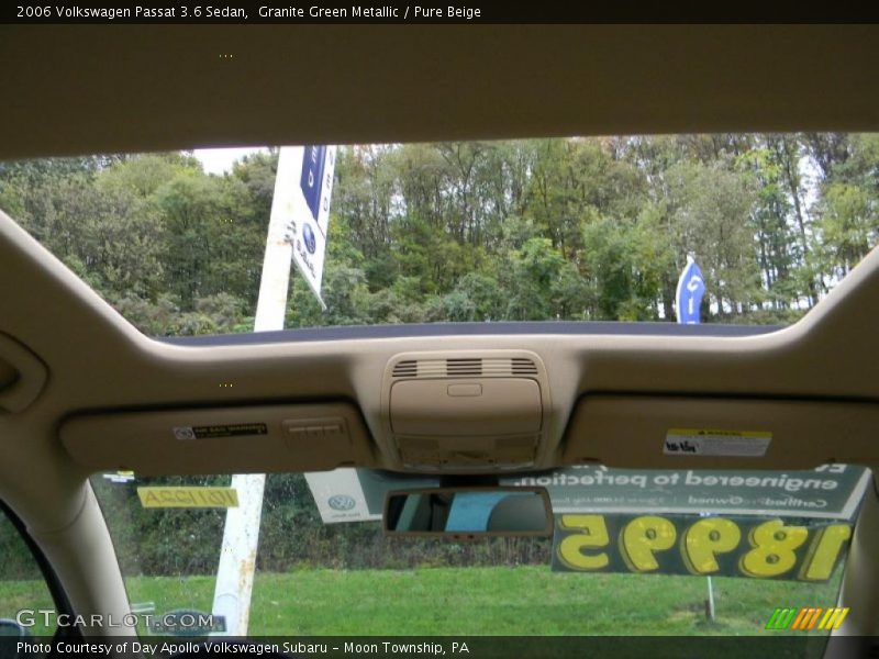 Granite Green Metallic / Pure Beige 2006 Volkswagen Passat 3.6 Sedan