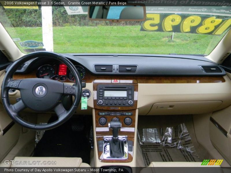 Granite Green Metallic / Pure Beige 2006 Volkswagen Passat 3.6 Sedan