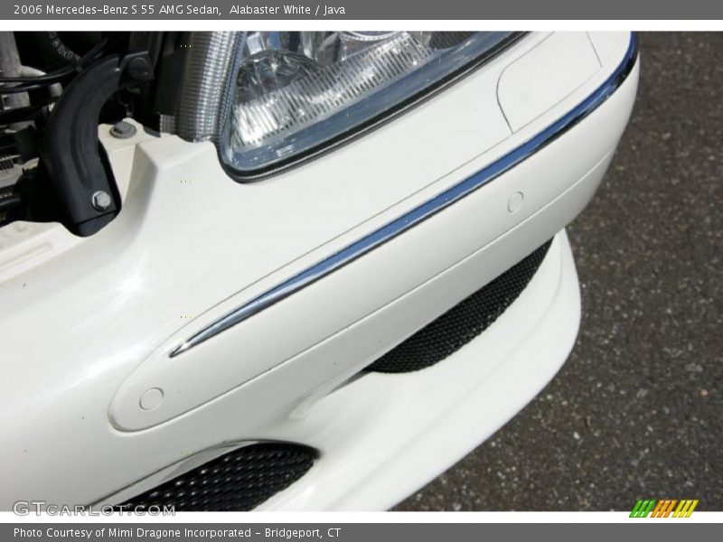 Alabaster White / Java 2006 Mercedes-Benz S 55 AMG Sedan