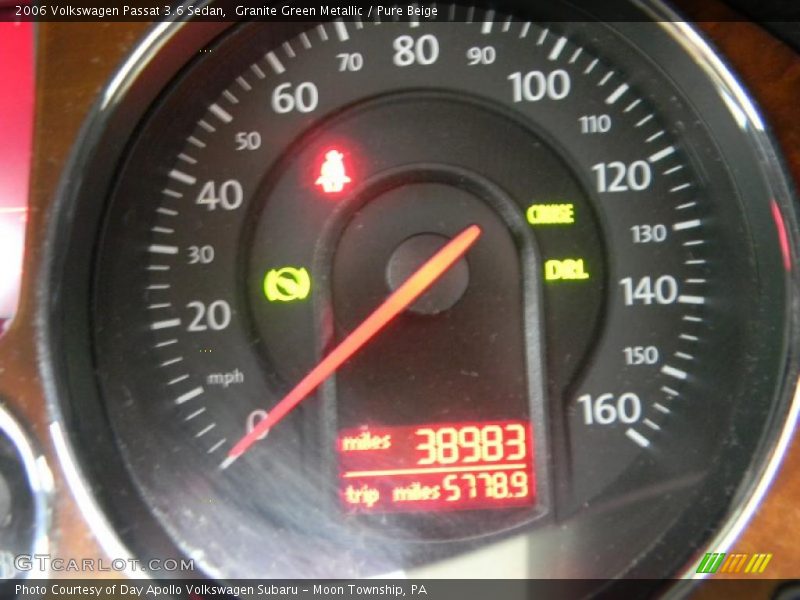 Granite Green Metallic / Pure Beige 2006 Volkswagen Passat 3.6 Sedan