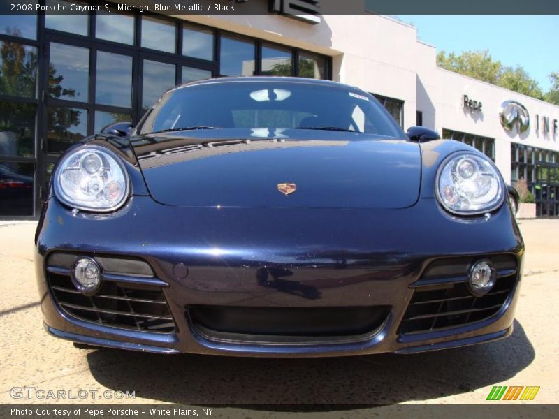Midnight Blue Metallic / Black 2008 Porsche Cayman S