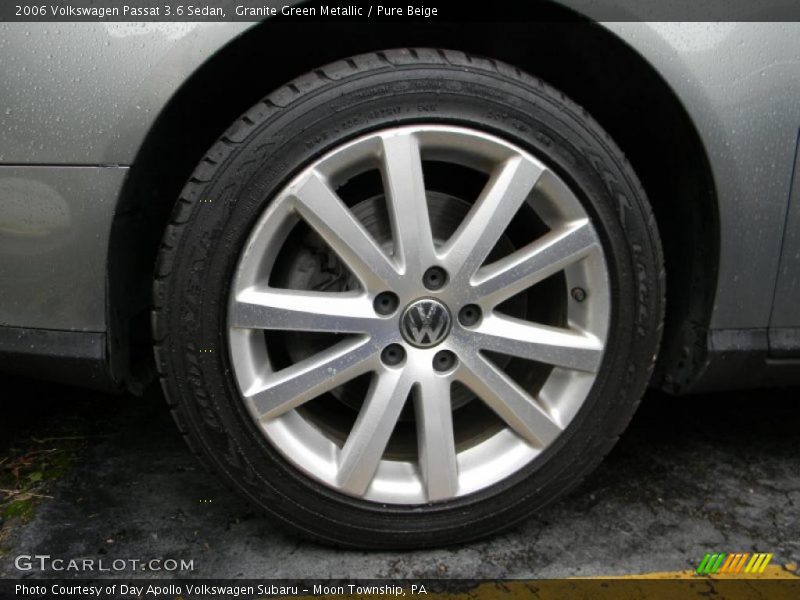 Granite Green Metallic / Pure Beige 2006 Volkswagen Passat 3.6 Sedan