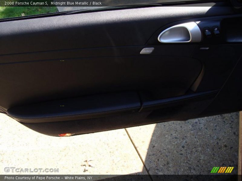 Midnight Blue Metallic / Black 2008 Porsche Cayman S