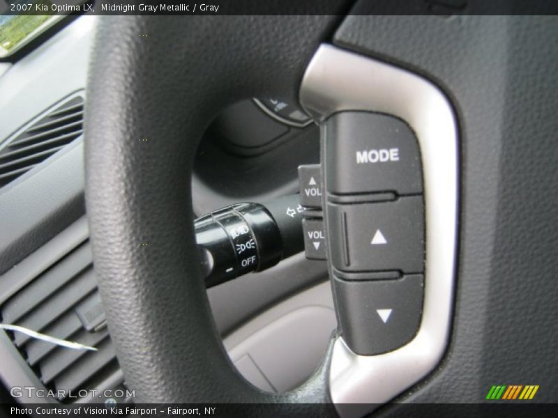 Midnight Gray Metallic / Gray 2007 Kia Optima LX
