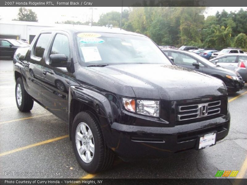 Formal Black / Gray 2007 Honda Ridgeline RTL