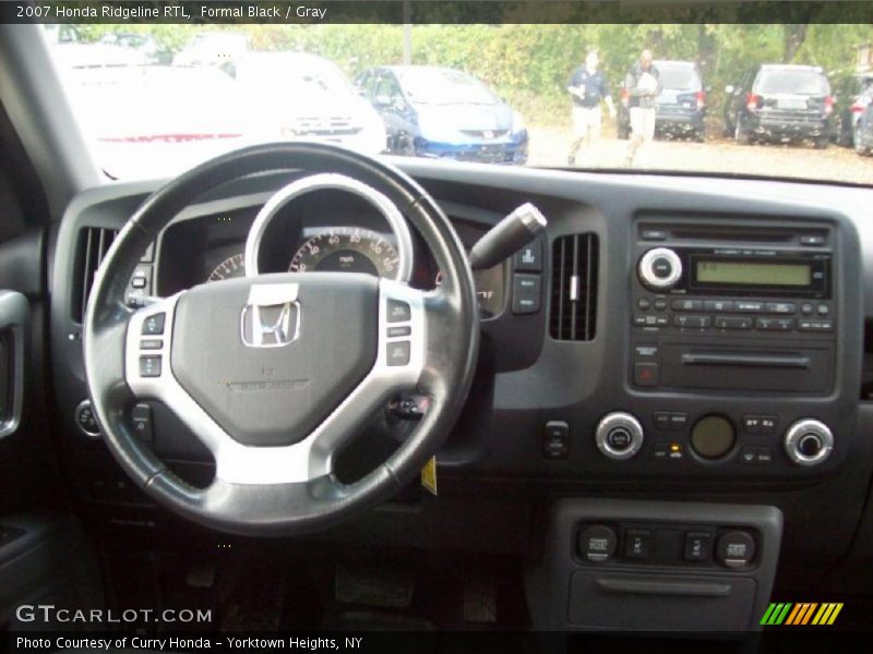 Formal Black / Gray 2007 Honda Ridgeline RTL