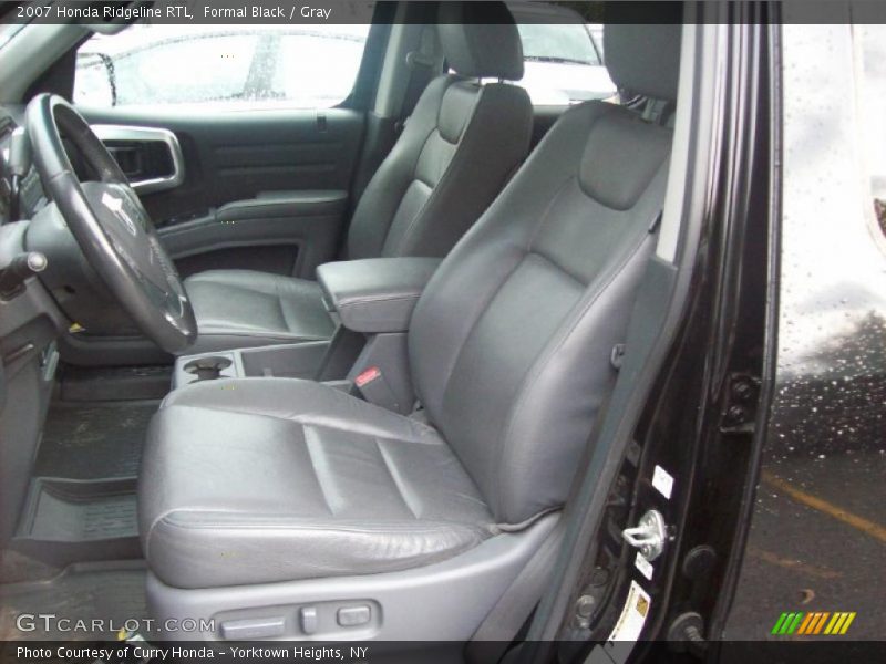 Formal Black / Gray 2007 Honda Ridgeline RTL