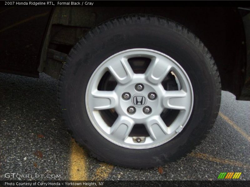 Formal Black / Gray 2007 Honda Ridgeline RTL
